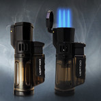 Vertigo // Premium Quad Torch Cyclone Cigar Lighter + Cutter