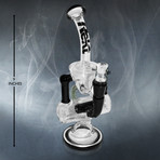 Thick Quartz Banger Beer Tap In-Line Perc Pipe // 9"