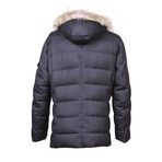 Puffer Jacket // Navy Blue (XS)