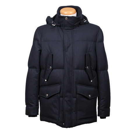 Alfredo Coat // Navy Blue (XS)