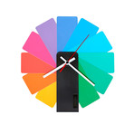Transformer Clock // Multicolor (Black Case)