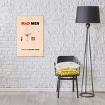 Mad Men // Minimalist Poster (18"W x 26"H x 0.75"D)