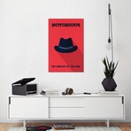 Notorious // Minimalist Poster (26"W x 18"H x 0.75"D)