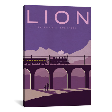 Lion // Alternative Poster (26"W x 18"H x 0.75"D)