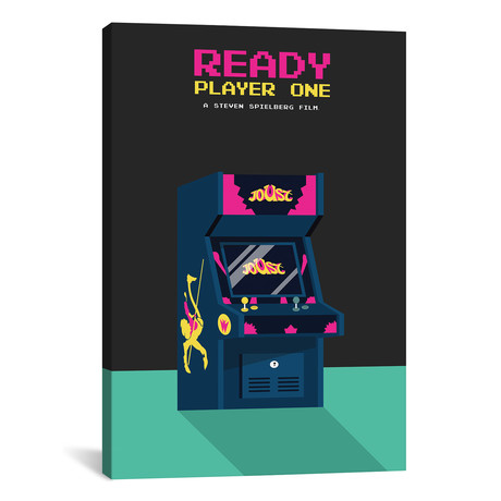 Ready Player One // Minimalist Poster (26"W x 18"H x 0.75"D)