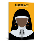 Sister Act // Minimalist Poster (26"W x 18"H x 0.75"D)