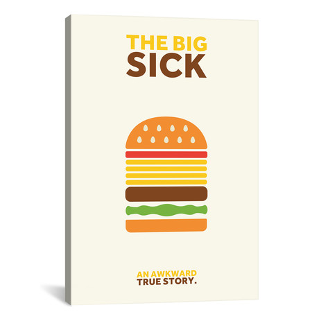 The Big Sick // Minimalist Poster (26"W x 18"H x 0.75"D)