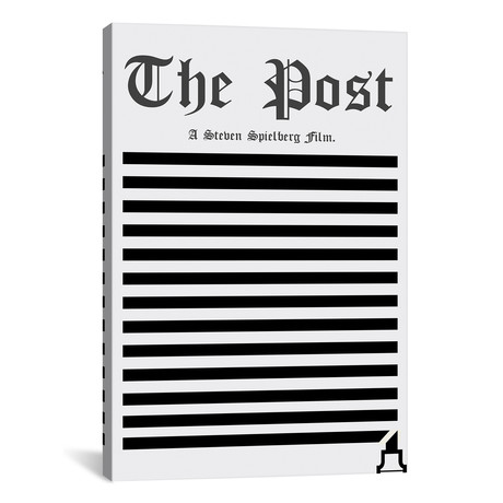 The Post // Minimalist Poster (26"W x 18"H x 0.75"D)