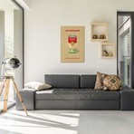 The Sopranos // Minimalist Poster II (26"W x 18"H x 0.75"D)