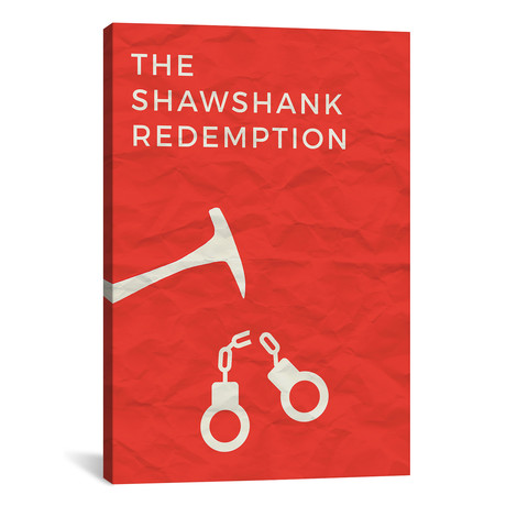 The Shawshank Redemption // Minimalist Poster (18"W x 26"H x 0.75"D)