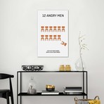 12 Angry Men // Minimalist Poster (26"W x 18"H x 0.75"D)