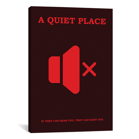 A Quiet Place // Minimalist Poster II (26"W x 18"H x 0.75"D)