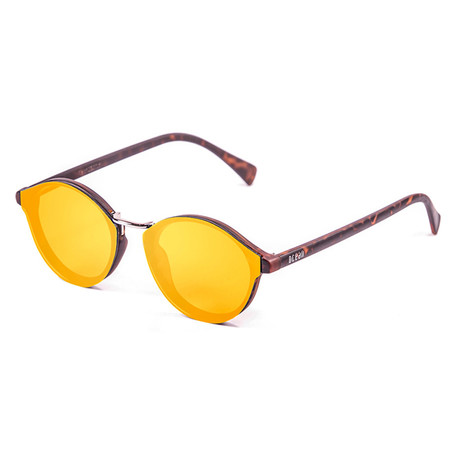 Loiret Sunglasses // Matte Demy Brown + Red (Matte Demy Brown, Red)