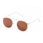 Memphis Sunglasses // Gold + Brown (Gold, Brown)