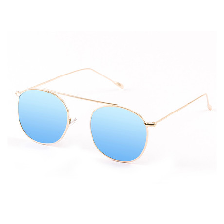 Memphis Sunglasses // Gold + Blue (Gold, Blue)