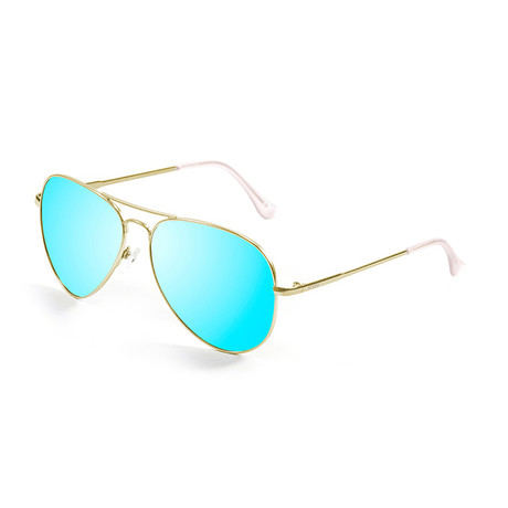 Bonila Sunglasses // Gold + Blue (Gold, Blue)