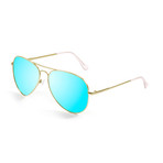 Bonila Sunglasses // Gold + Blue (Gold, Blue)