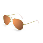 Bonila Sunglasses // Shiny Gold + Brown (Shiny Gold, Brown)