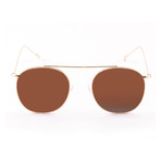 Memphis Sunglasses // Gray + Gold + Brown (Gray, Gold, Brown)