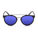 Classic-I Sunglasses // Matte Black + Blue (Matte Black, Blue)