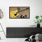 Framed + Autographed Guitar // Allman Brothers