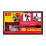 Framed + Autographed Guitar // Chuck Berry