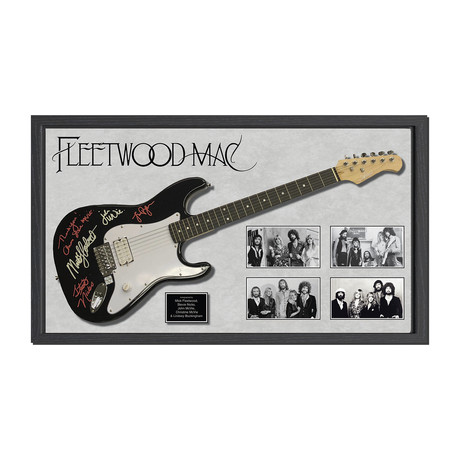 Framed + Autographed Guitar // Fleetwood Mac