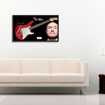 Framed + Autographed Guitar // Phil Collins