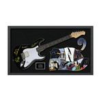 Framed + Autographed Guitar // Pink Floyd