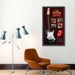 Framed + Autographed Guitar // The Rolling Stones