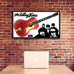 Framed + Autographed Guitar // Rolling Stones