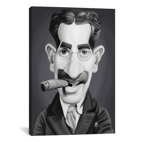 Groucho Marx // Rob Snow (26"W x 18"H x 0.75"D)