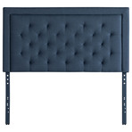 Rectangle Diamond Tufted Upholstered Headboard // Atlantic (Twin/Twin XL)