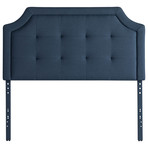 Scooped Square Tufted Upholstered Headboard // Atlantic (Twin/Twin XL)