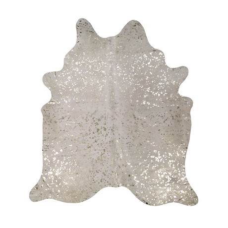 Devore // White with Gold Small Pattern