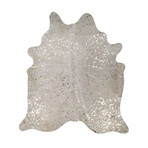 Devore // White with Gold Small Pattern