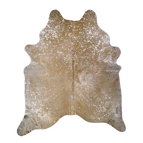 Devore // Beige and Silver Small Pattern