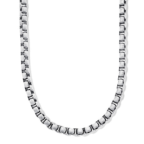 Squared Box Chain Necklace