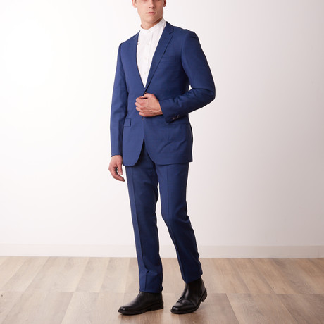 Slim Fit Suit // Blue Nailhead (US: 36S)