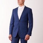 Slim Fit Suit // Blue Nailhead (US: 40R)