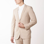 Slim Fit Suit // Beige (US: 44R)