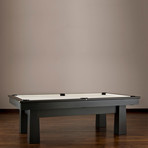 Celeste 8' Pool Table // 1" Certified Slate + White Felt