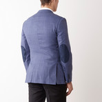 Slim Fit Suit // Blue Texture (US: 42S)