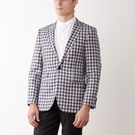 Bella Vita // Slim Fit Suit // Blue Plaid (US: 40R)