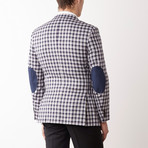 Bella Vita // Slim Fit Suit // Blue Plaid (US: 40R)