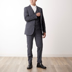 Slim Fit Suit // Slate Grey Check (US: 36S)