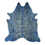 Devore // Off-White with Blue