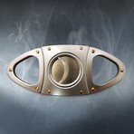 Elegant Cigar Cutter // Stainless Steel Double Blade