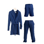 Robe + Pants + Shorts // Navy (2XL/3XL)