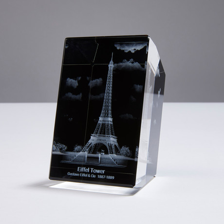 3D BBCrystal // Eiffel Tower (Crystal Only)